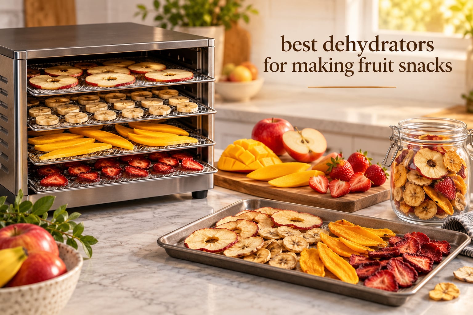 best dehydrators for making fruit snacks