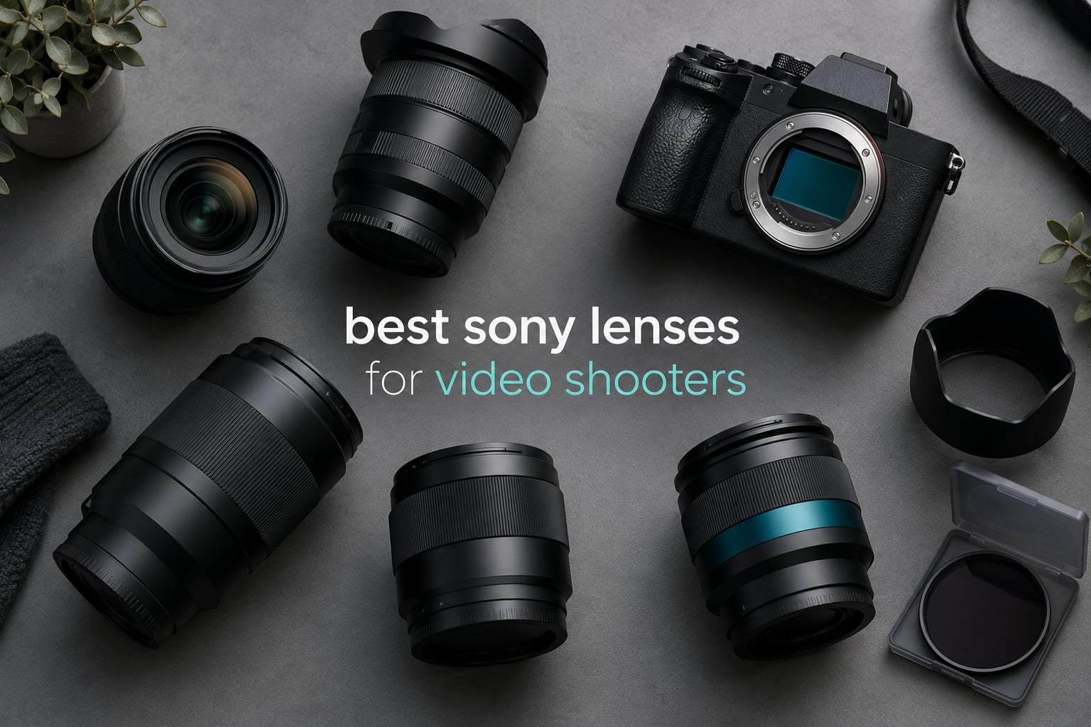 best sony lenses for video shooters