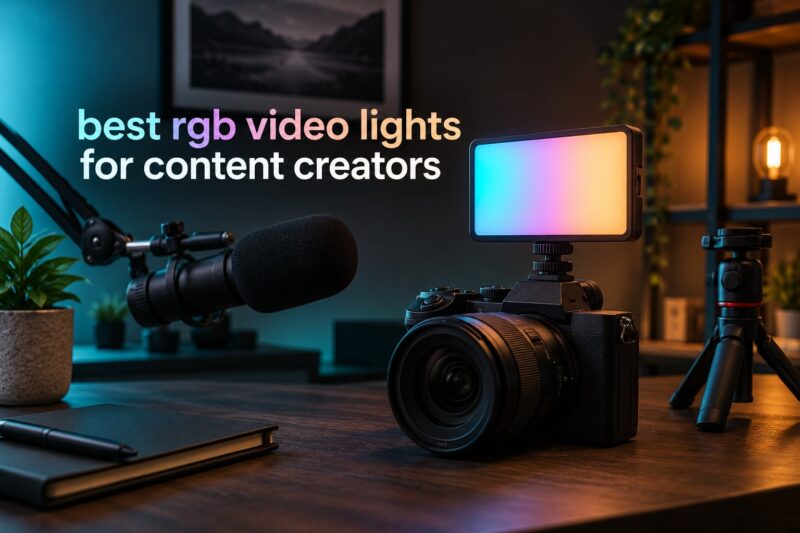 best rgb video lights for content creators