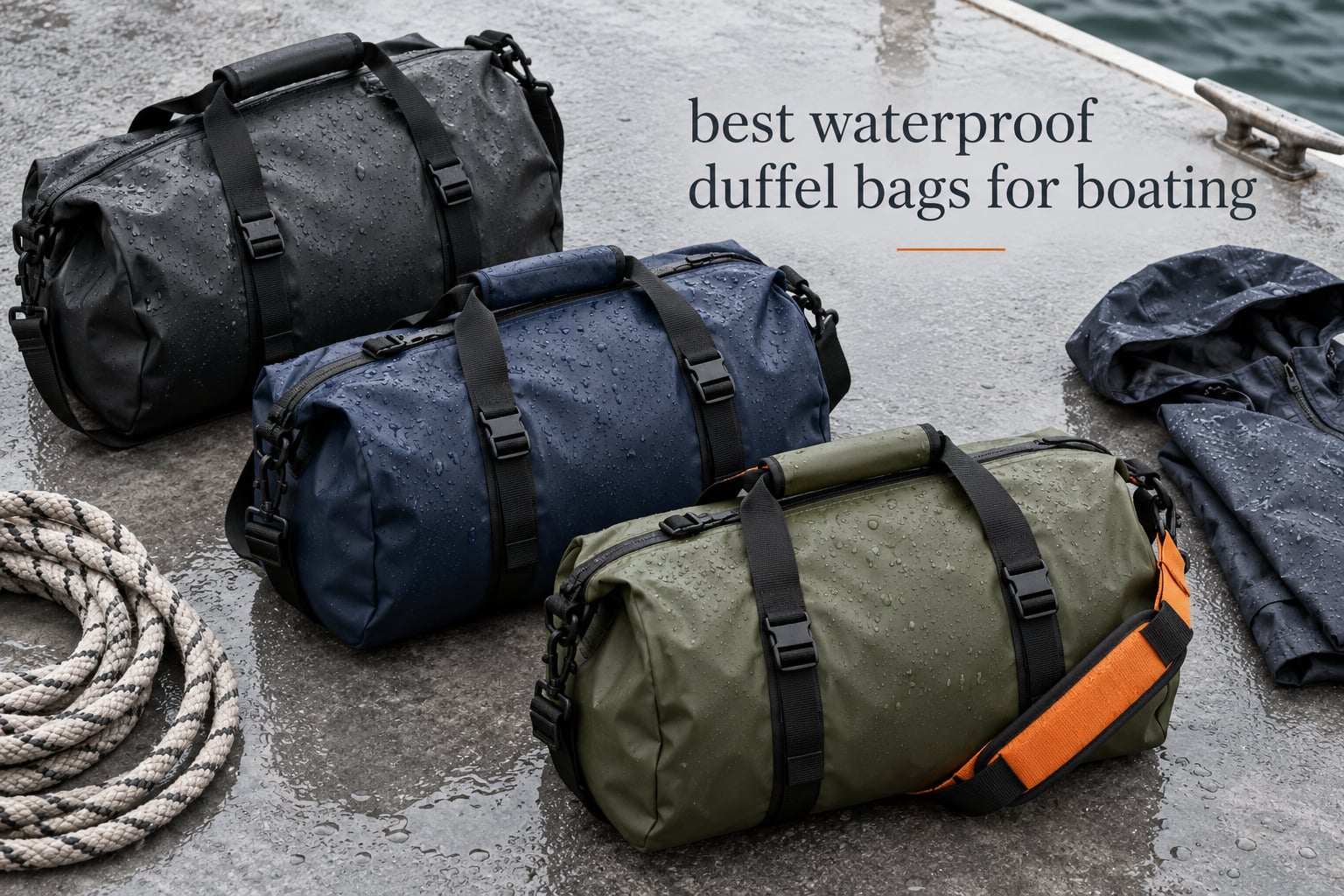 best waterproof duffel bags for boating