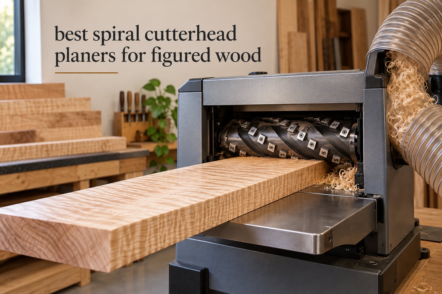 best spiral cutterhead planers for figured wood