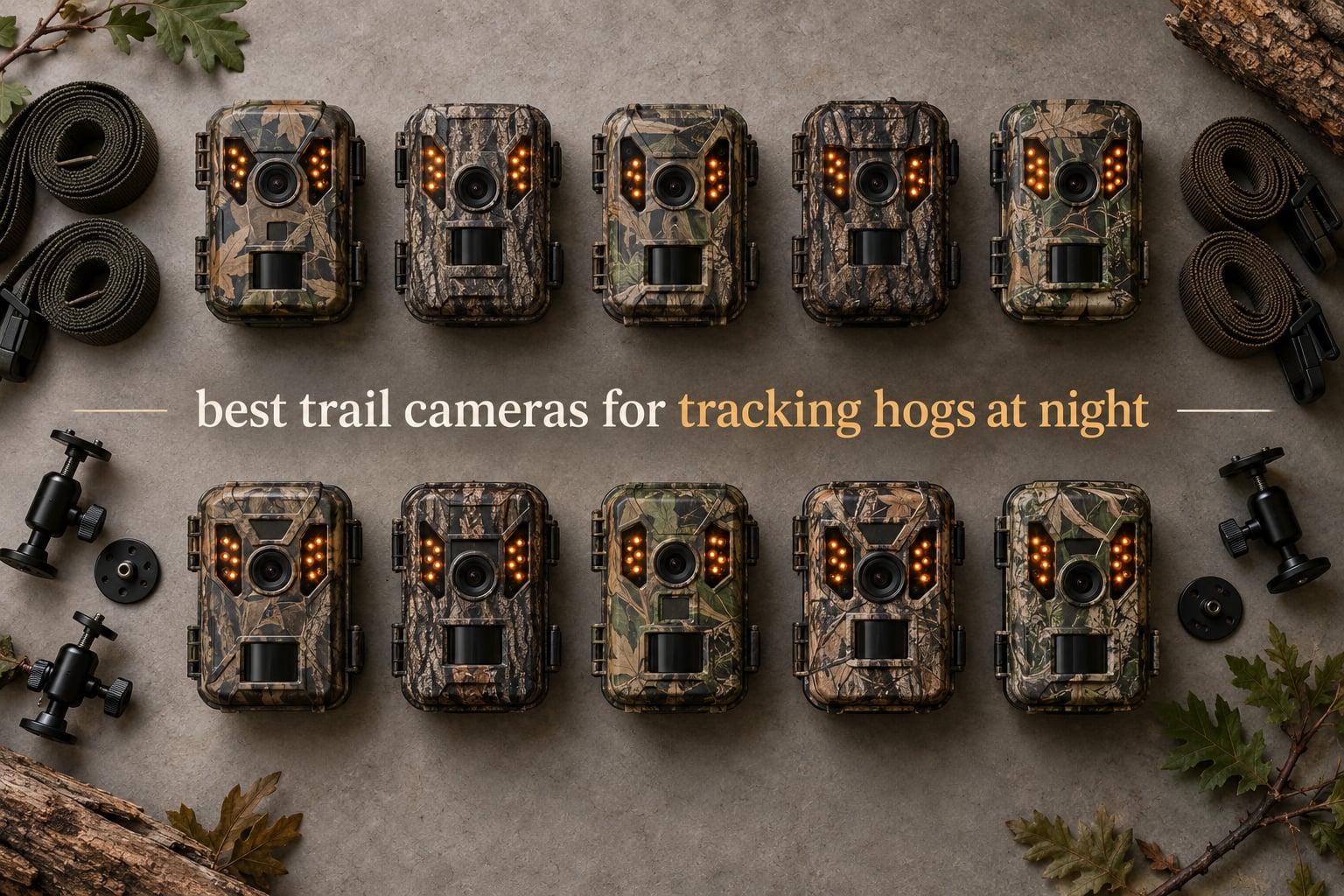 best trail cameras for tracking hogs at night