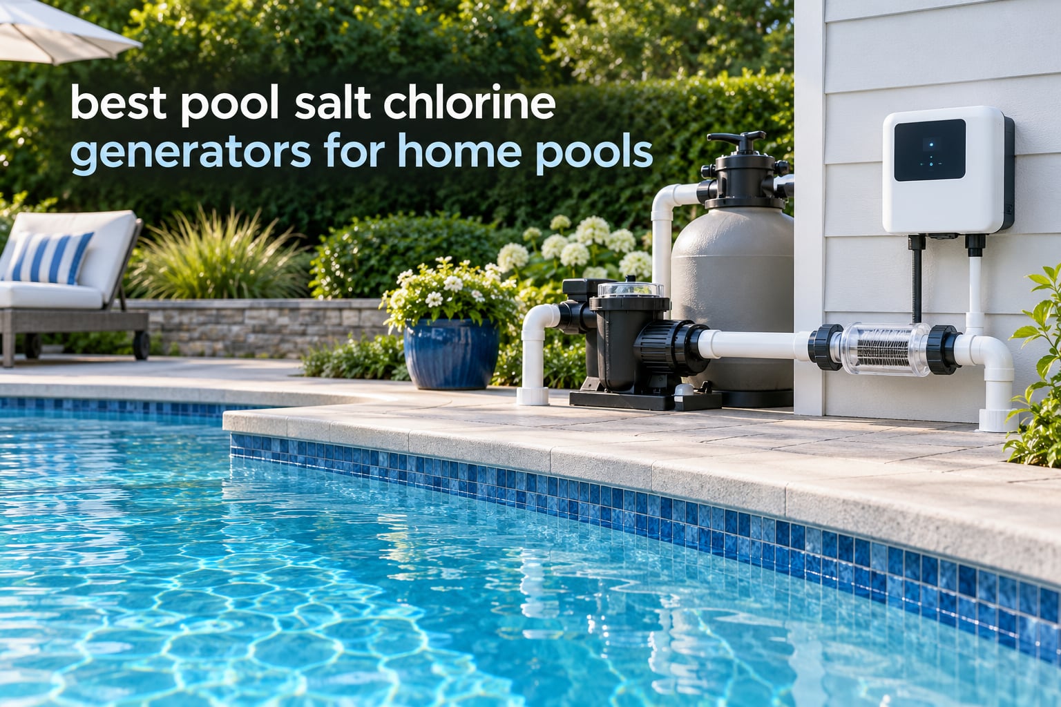 best pool salt chlorine generators for home pools