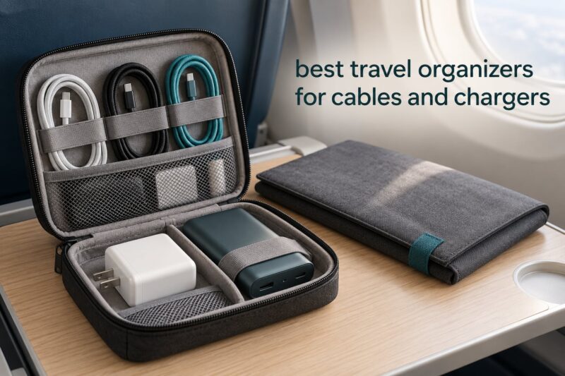 best travel organizers for cables and chargers