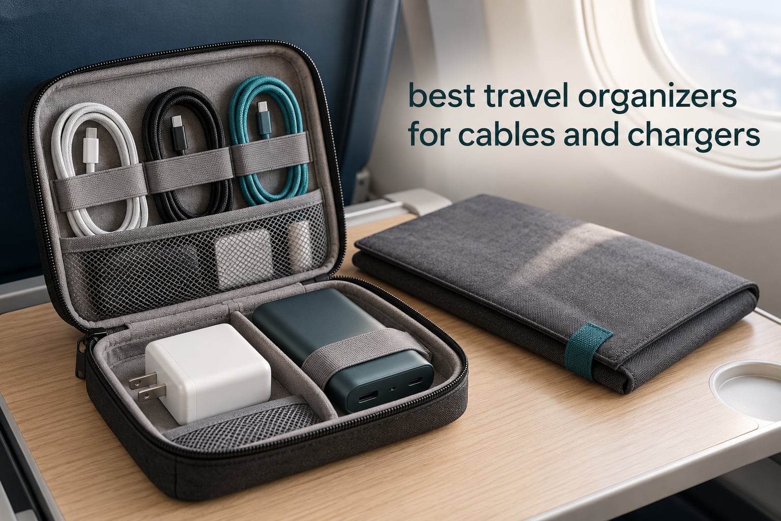 best travel organizers for cables and chargers
