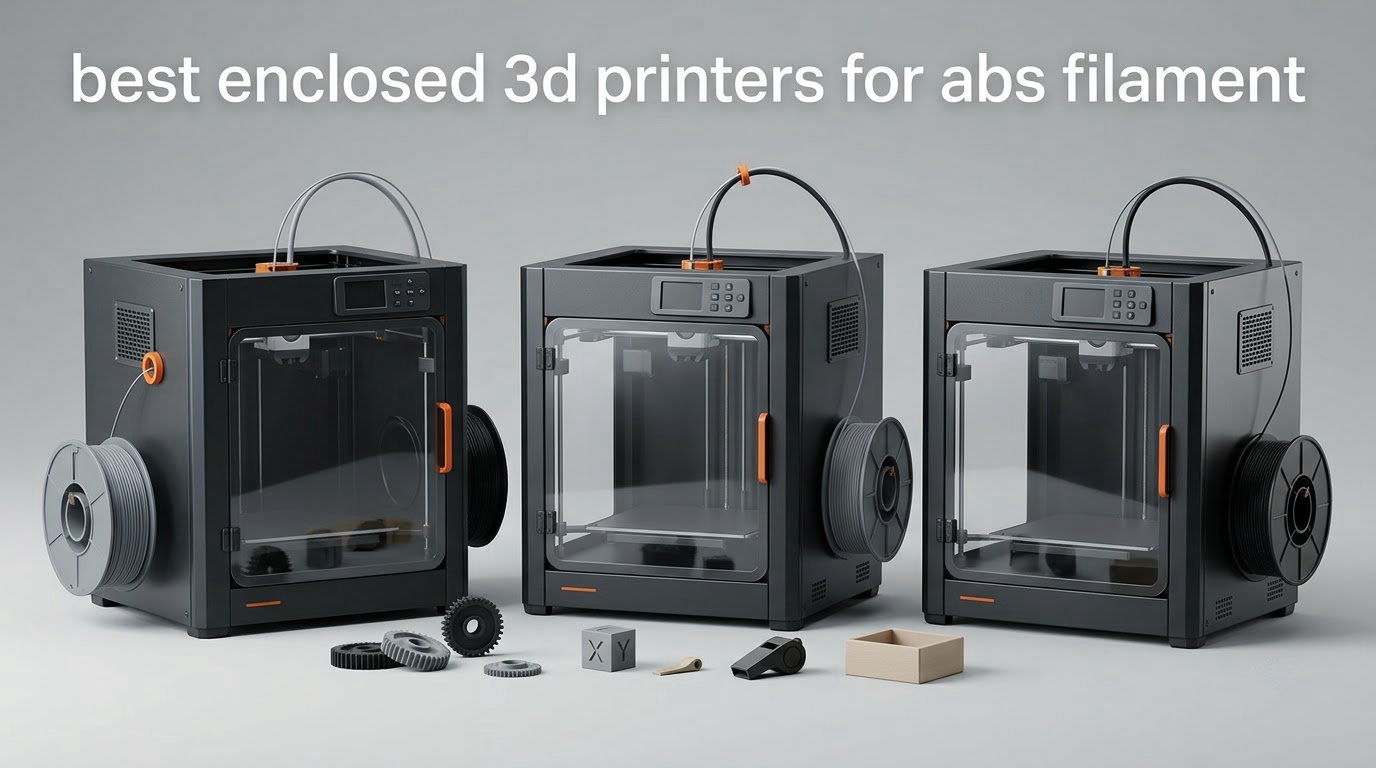 best enclosed 3d printers for abs filament