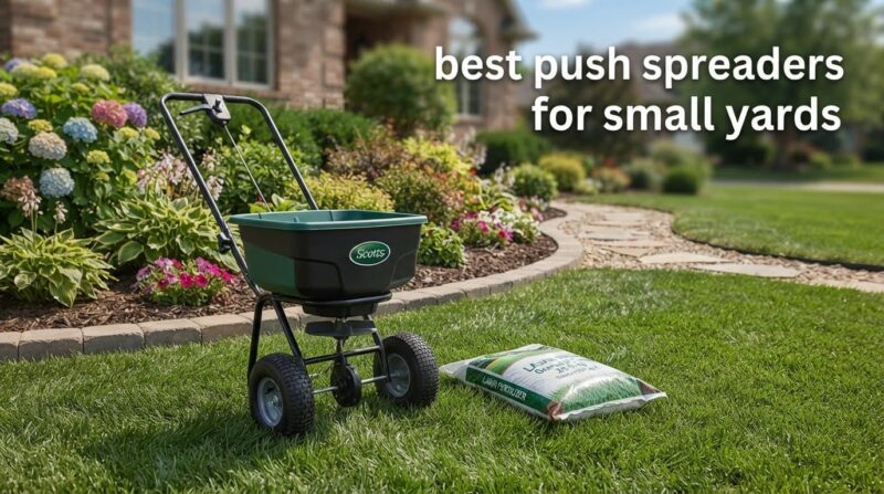 best push spreaders for small yards