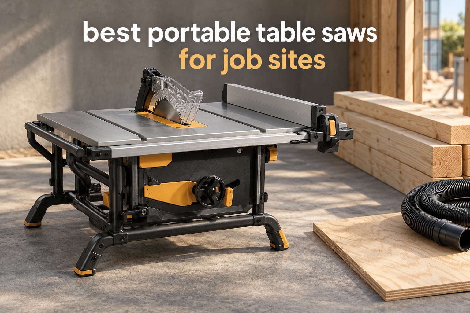 best portable table saws for job sites