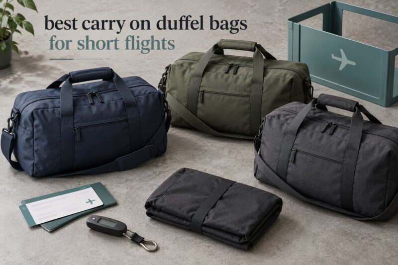 best carry on duffel bags for short flights