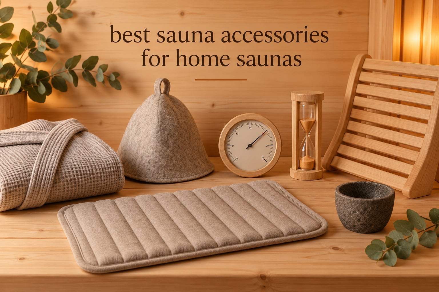 best sauna accessories for home saunas