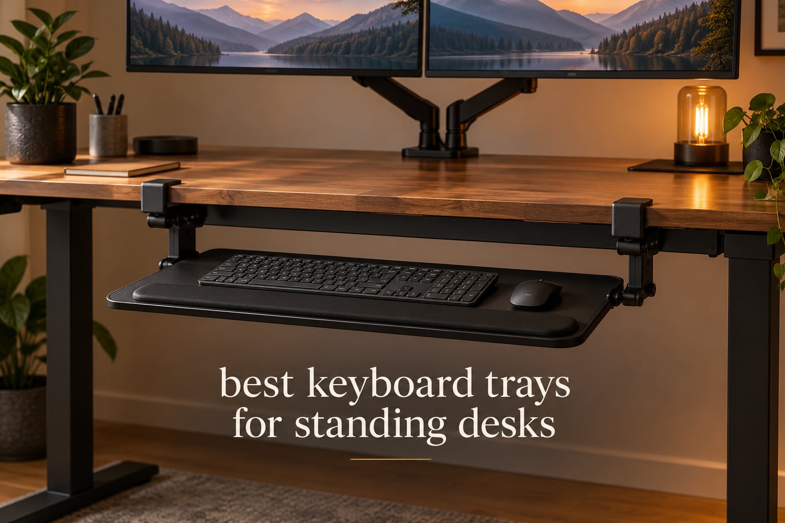 best keyboard trays for standing desks