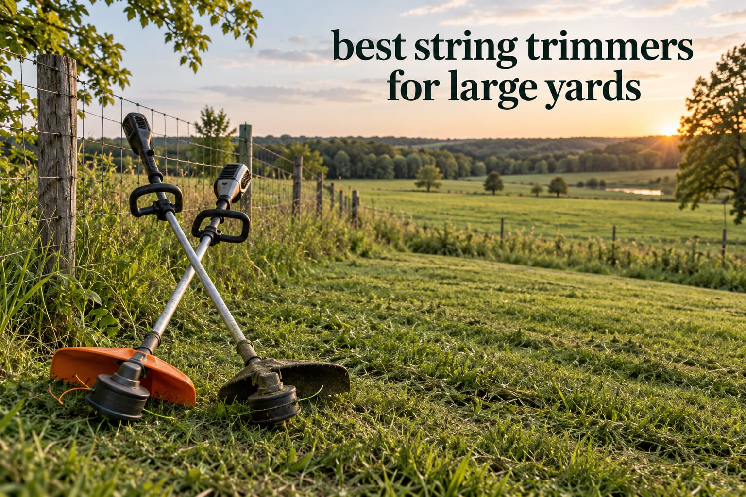 best string trimmers for large yards