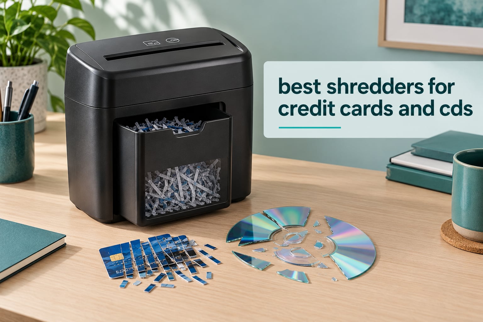 best shredders for credit cards and cds