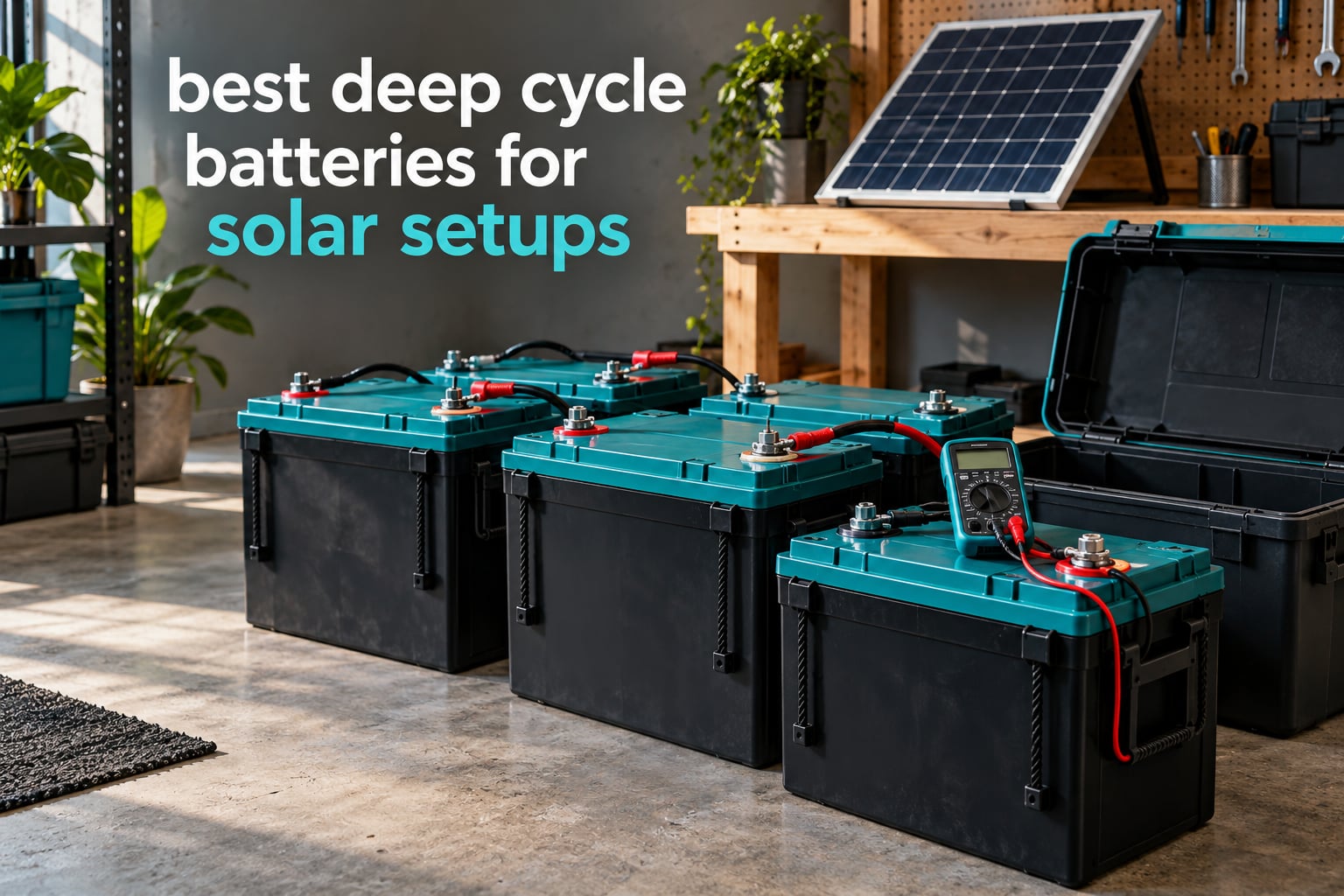 best deep cycle batteries for solar setups