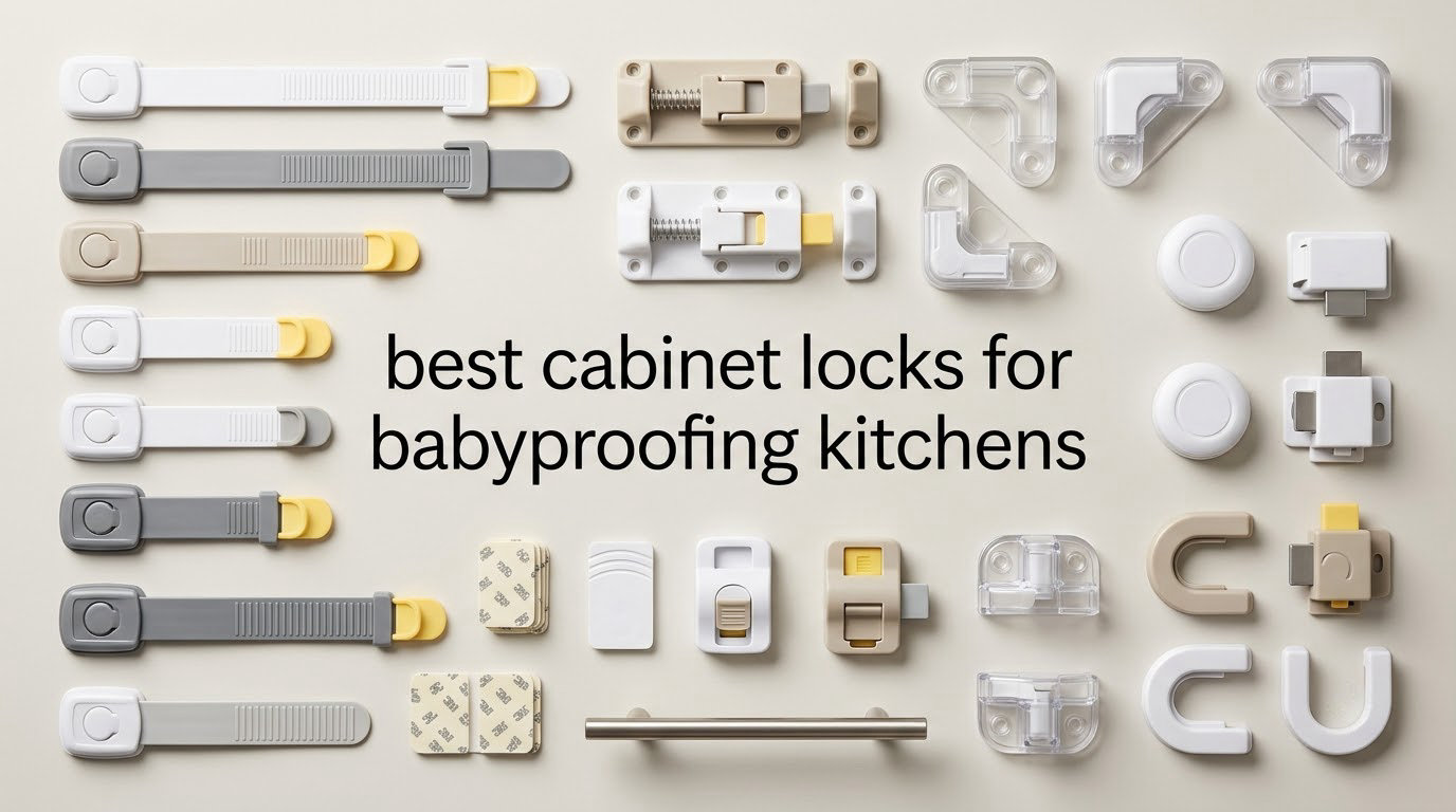 best cabinet locks for babyproofing kitchens