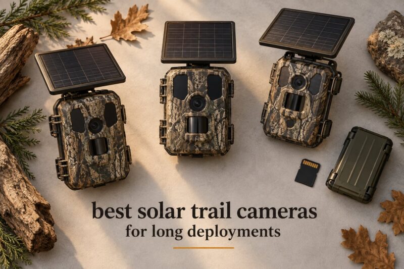 best solar trail cameras for long deployments