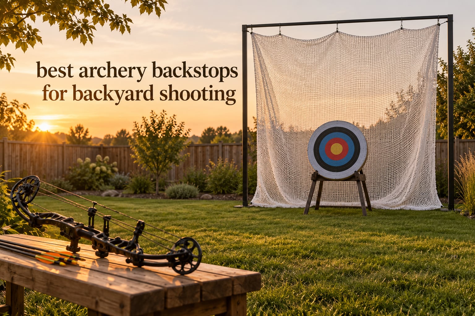 best archery backstops for backyard shooting