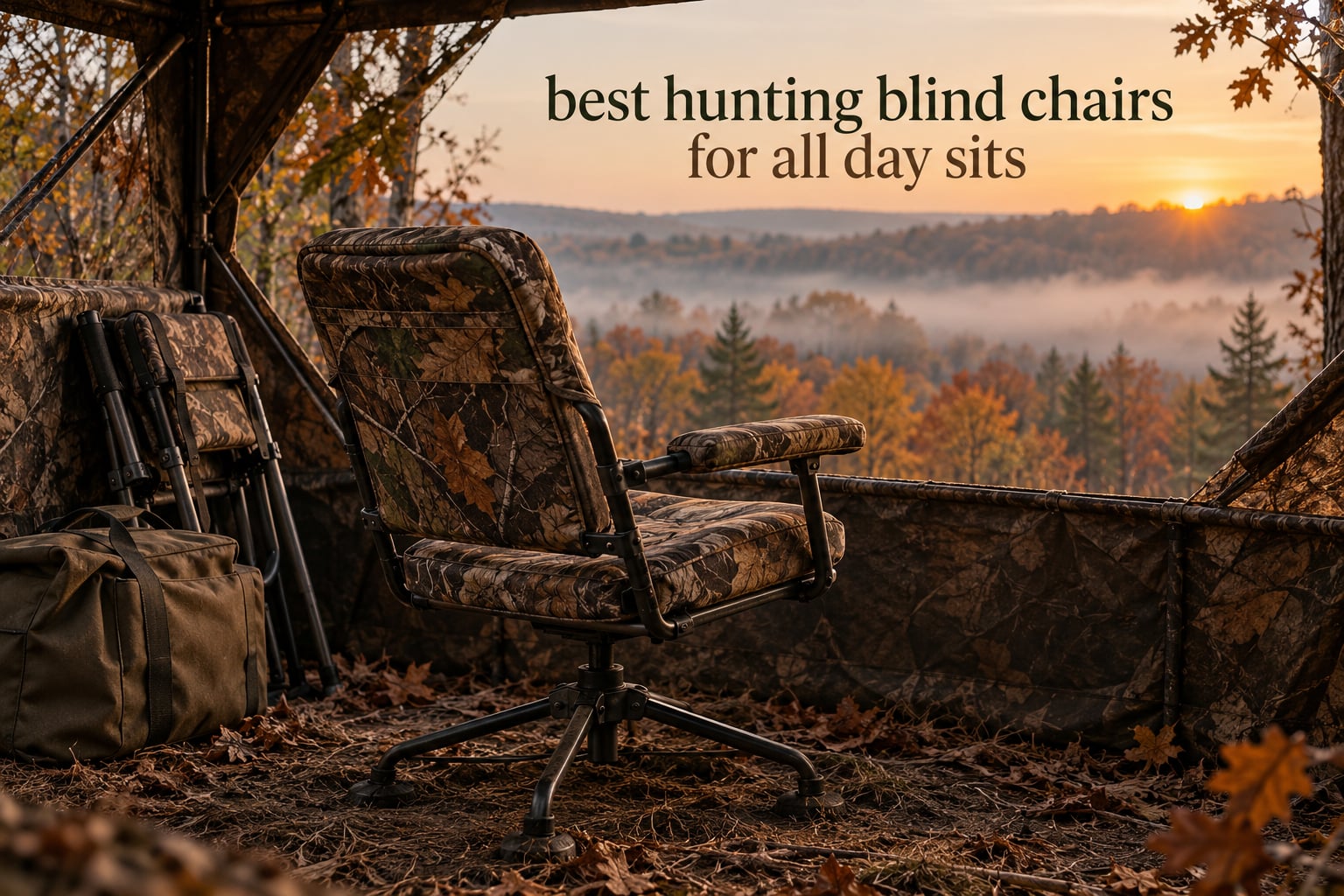 best hunting blind chairs for all day sits