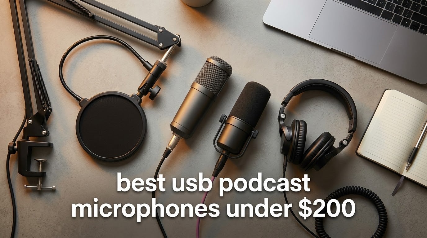 best usb podcast microphones under $200