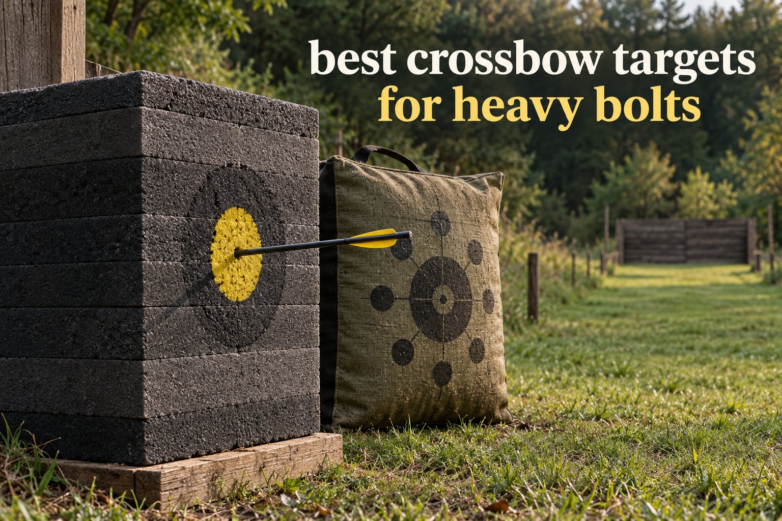 best crossbow targets for heavy bolts