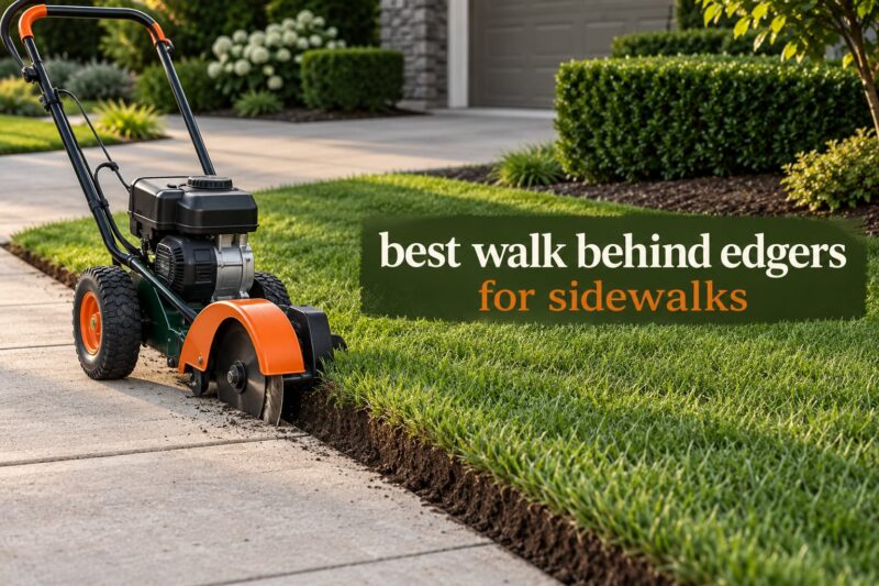 best walk behind edgers for sidewalks