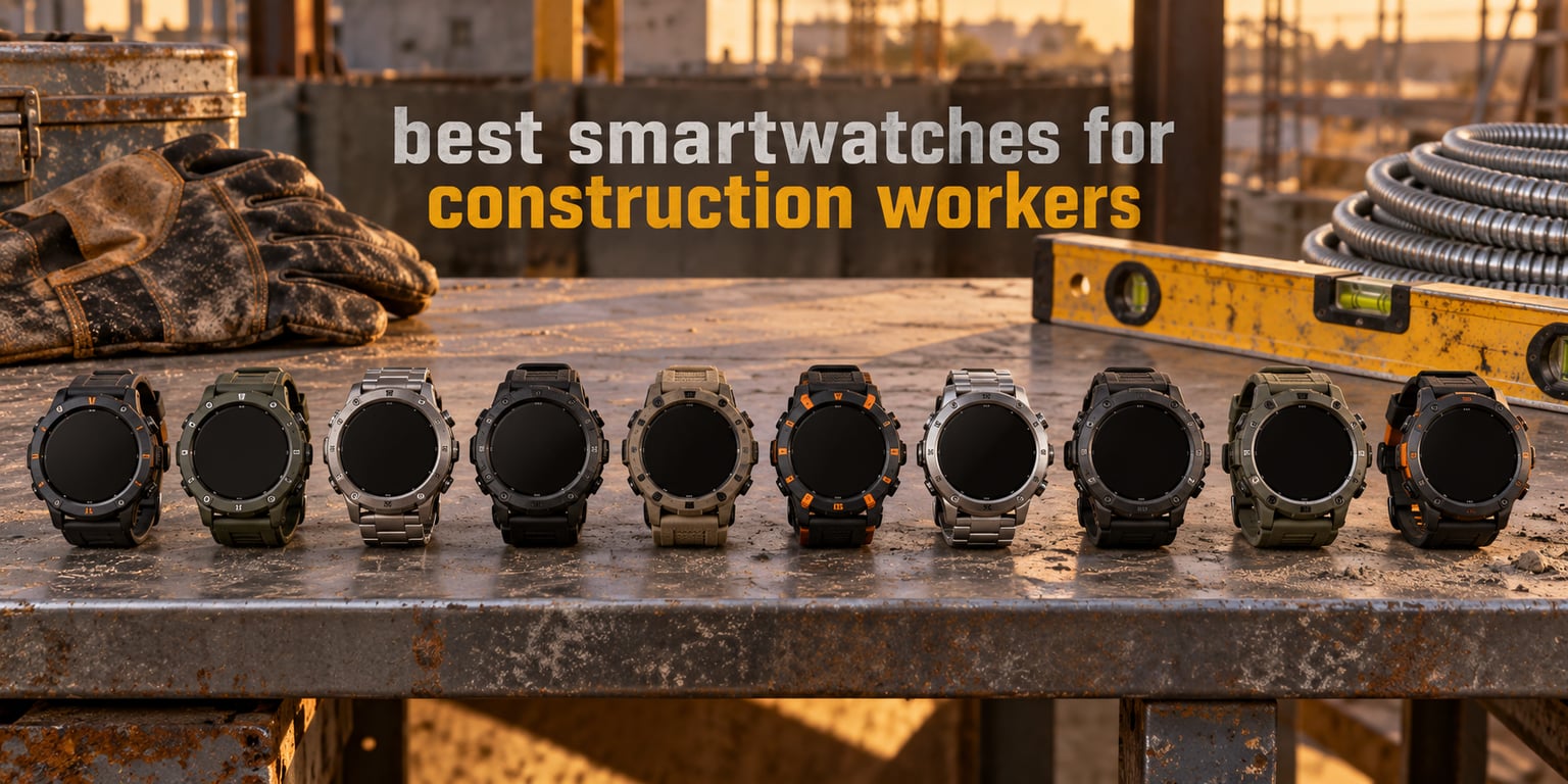 best smartwatches for construction workers