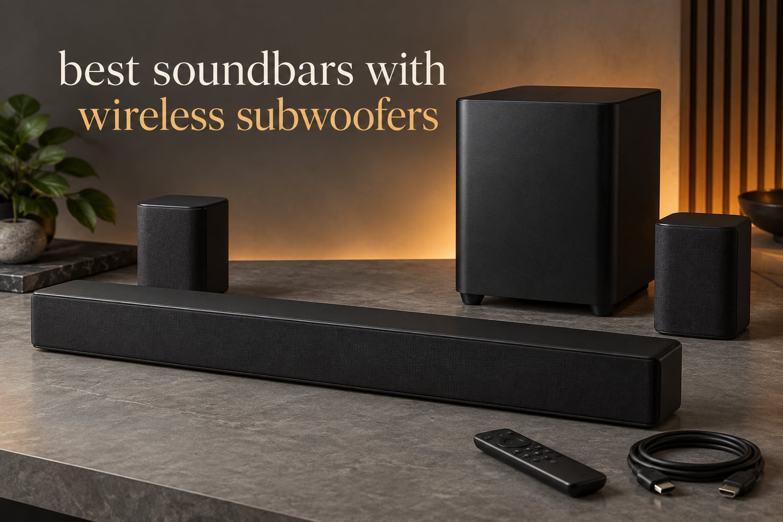 best soundbars with wireless subwoofers