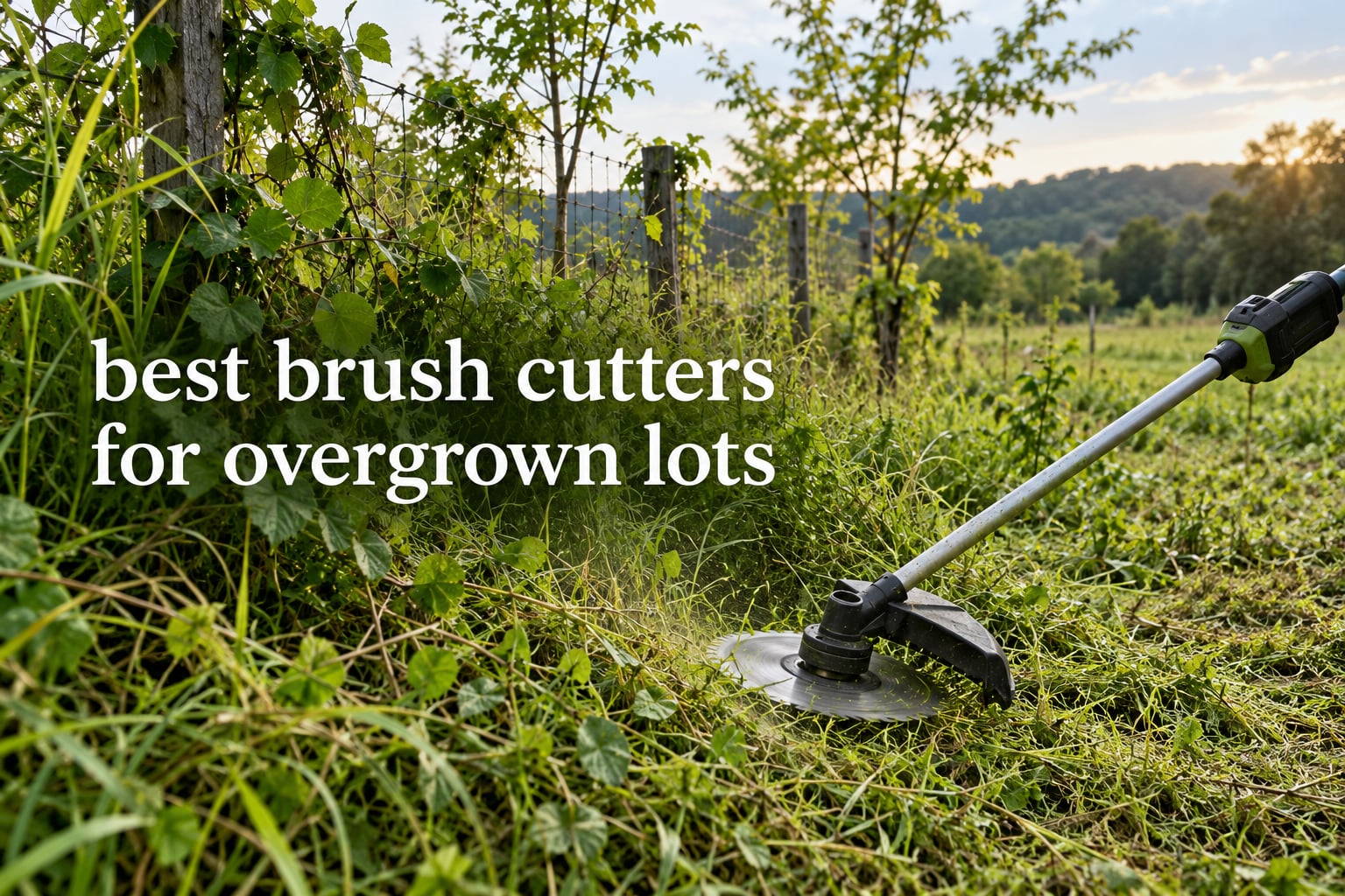 best brush cutters for overgrown lots