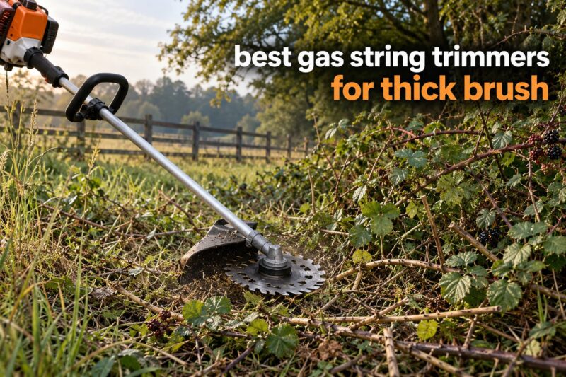 best gas string trimmers for thick brush