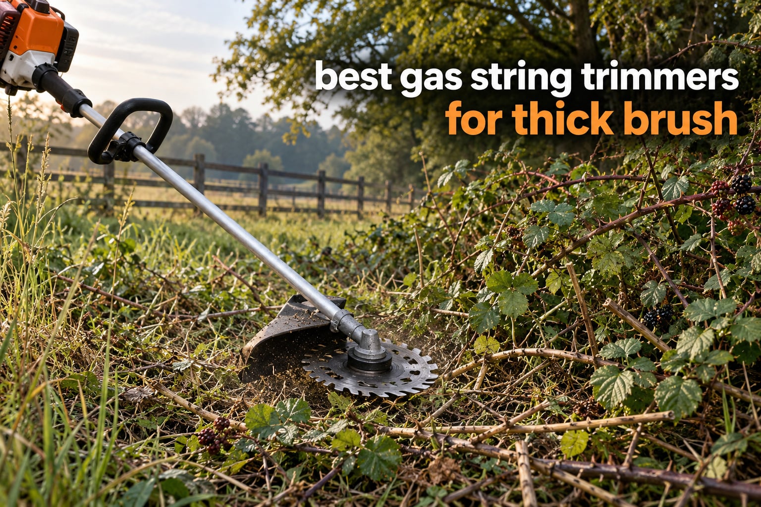 best gas string trimmers for thick brush