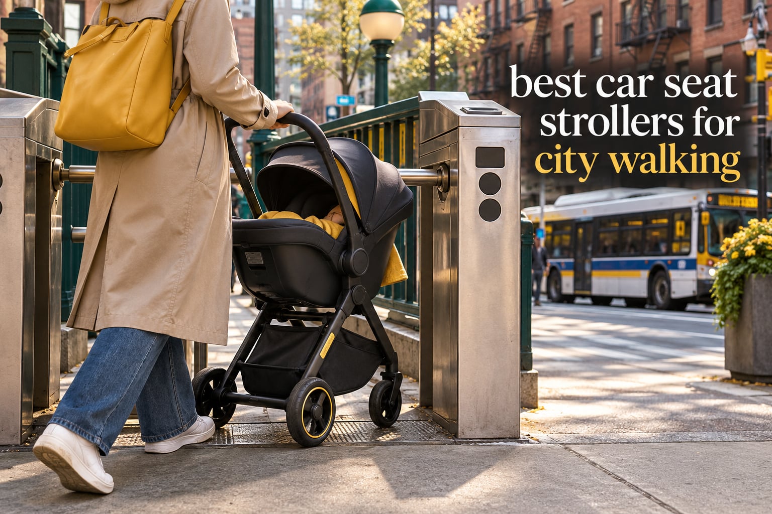 best car seat strollers for city walking