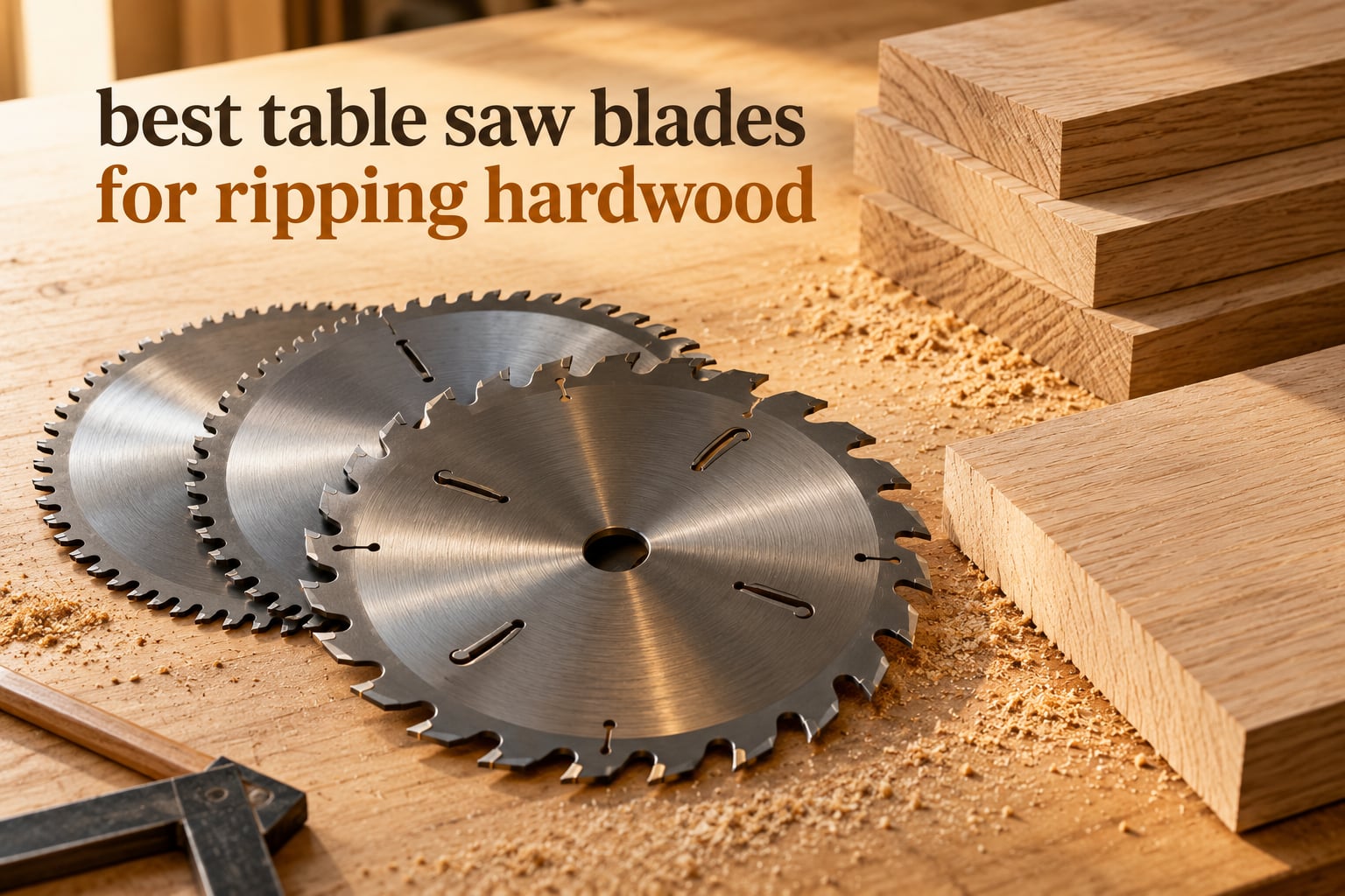 best table saw blades for ripping hardwood
