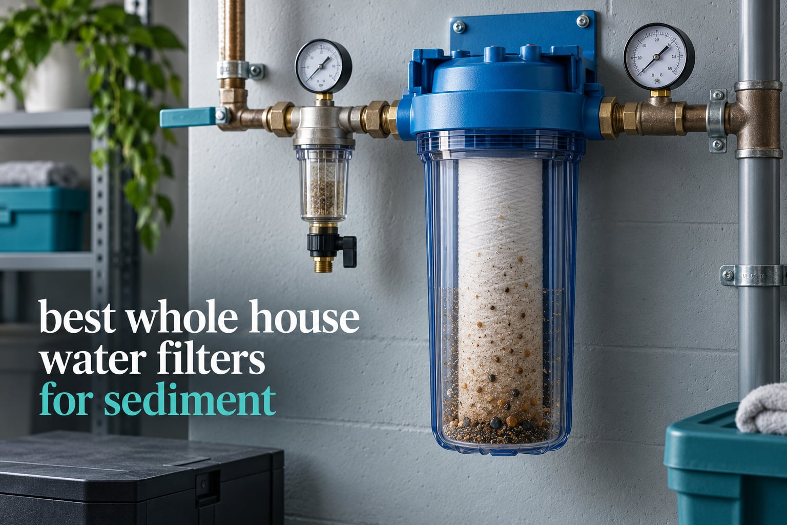 best whole house water filters for sediment