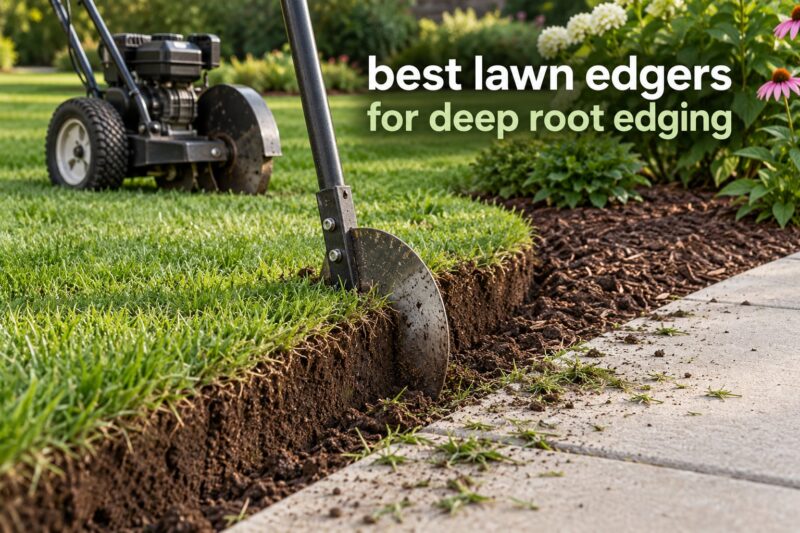 best lawn edgers for deep root edging