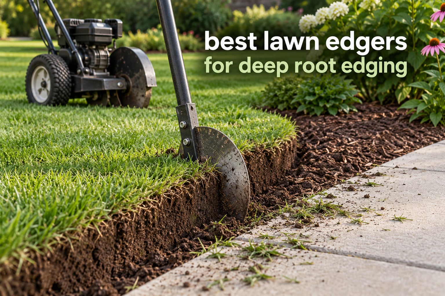 best lawn edgers for deep root edging