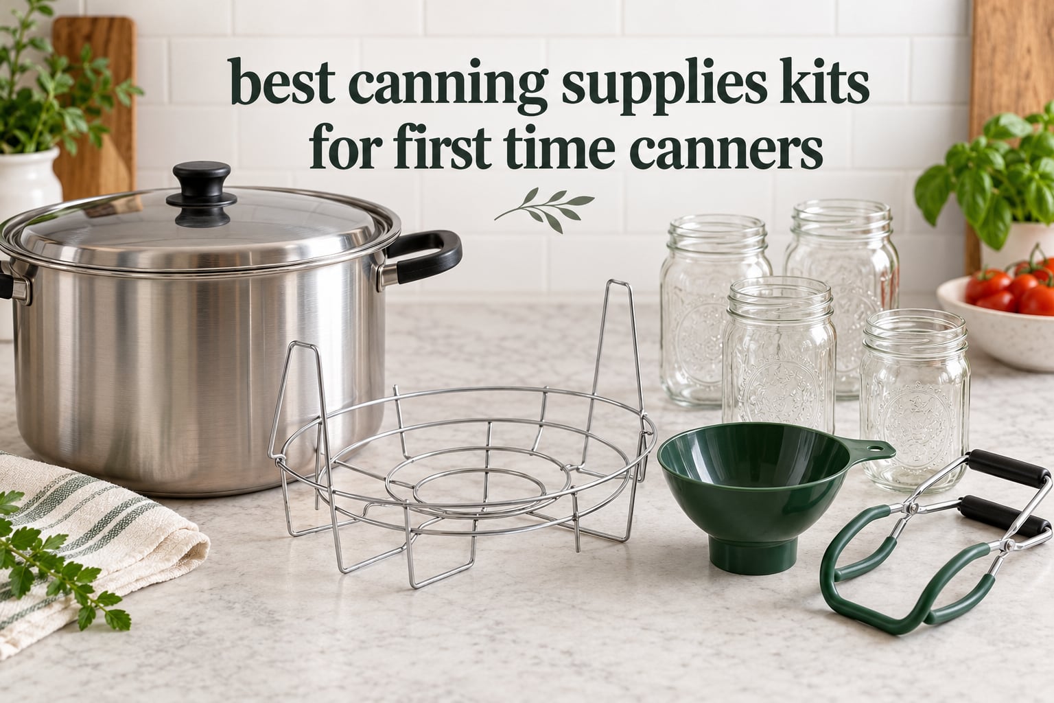 best canning supplies kits for first time canners