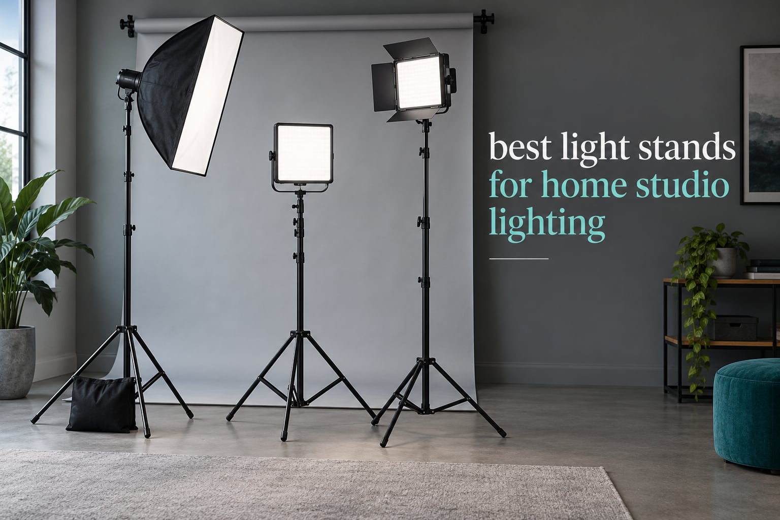 best light stands for home studio lighting