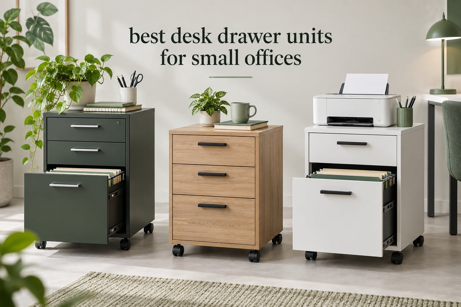 best desk drawer units for small offices