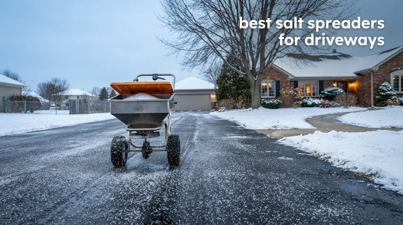 best salt spreaders for driveways