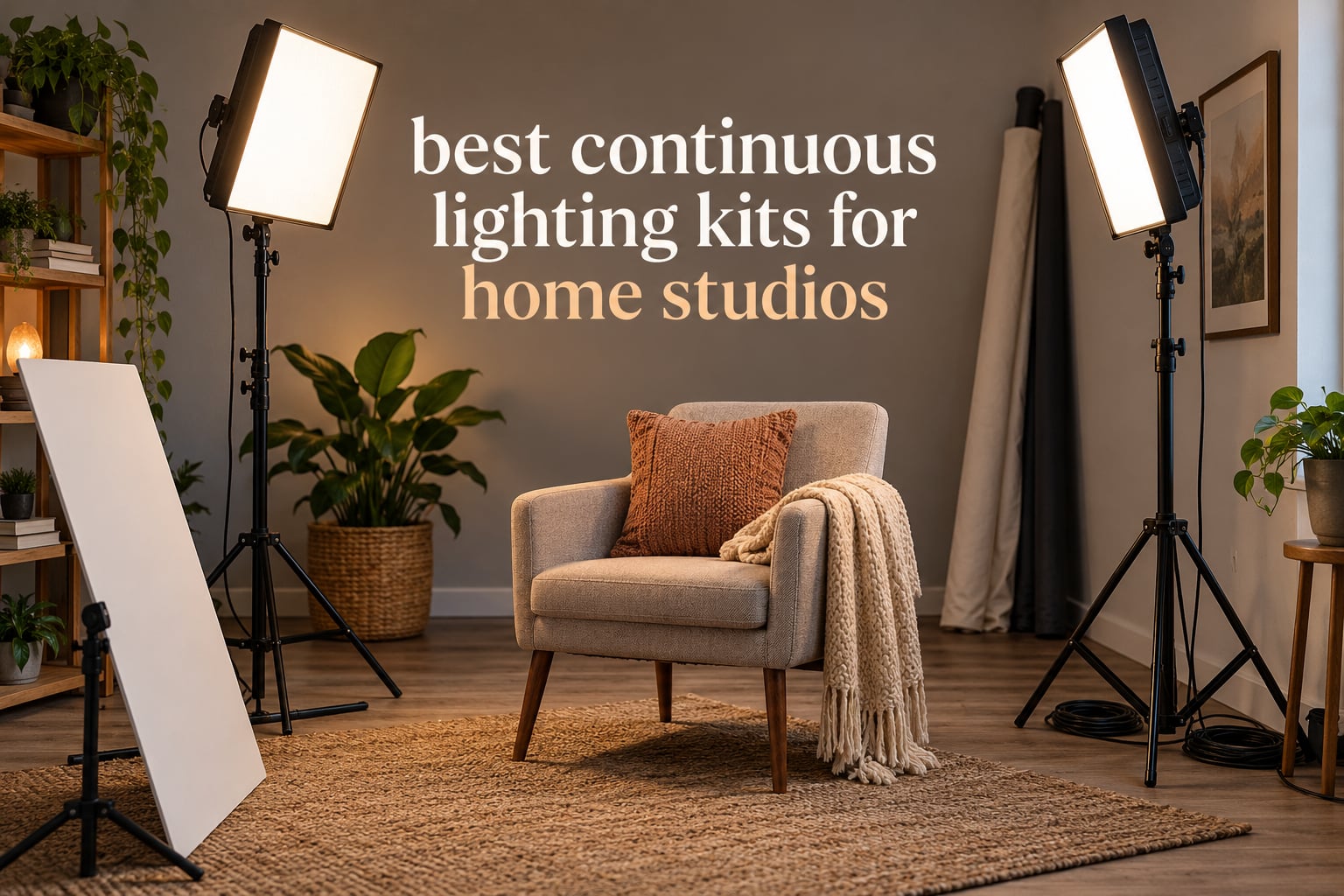 best continuous lighting kits for home studios