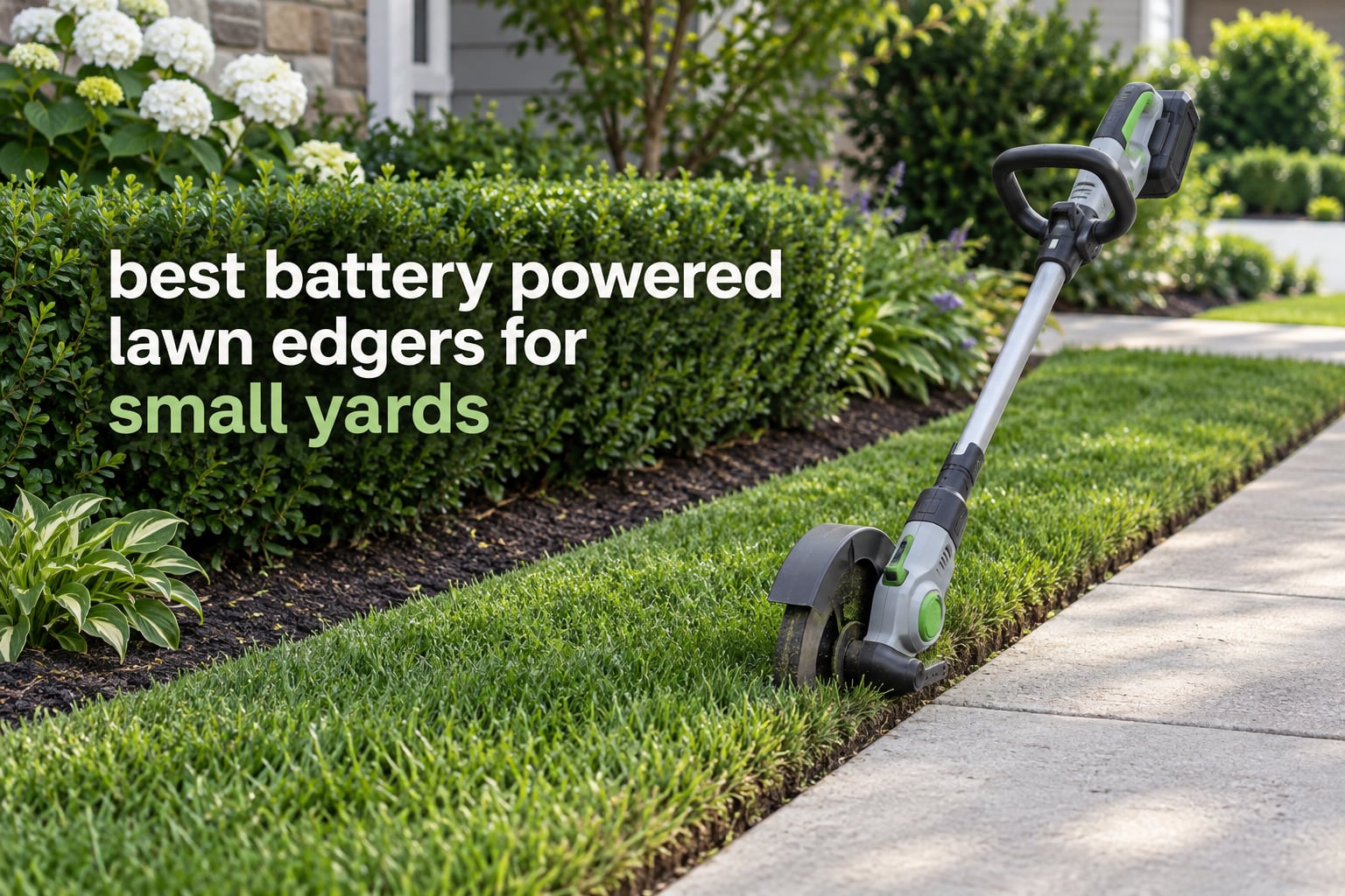 best battery powered lawn edgers for small yards