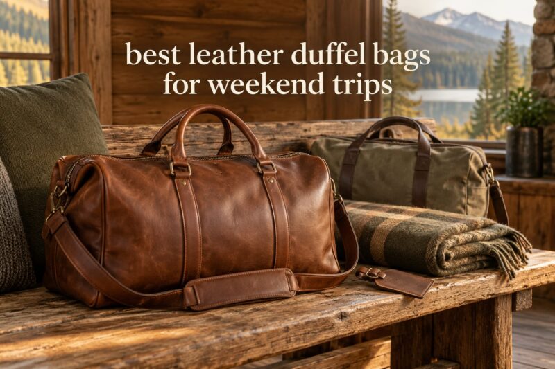 best leather duffel bags for weekend trips