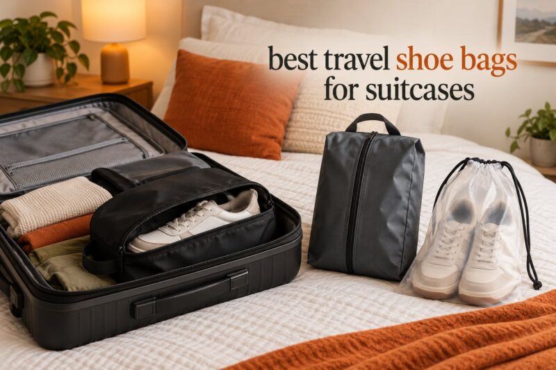 best travel shoe bags for suitcases