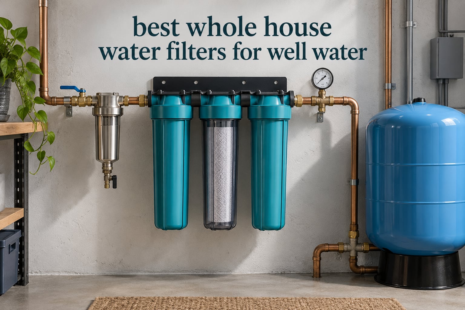 best whole house water filters for well water