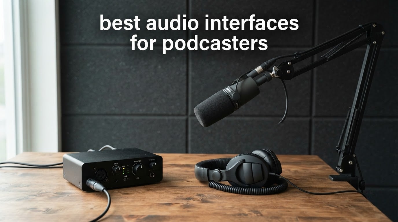 best audio interfaces for podcasters