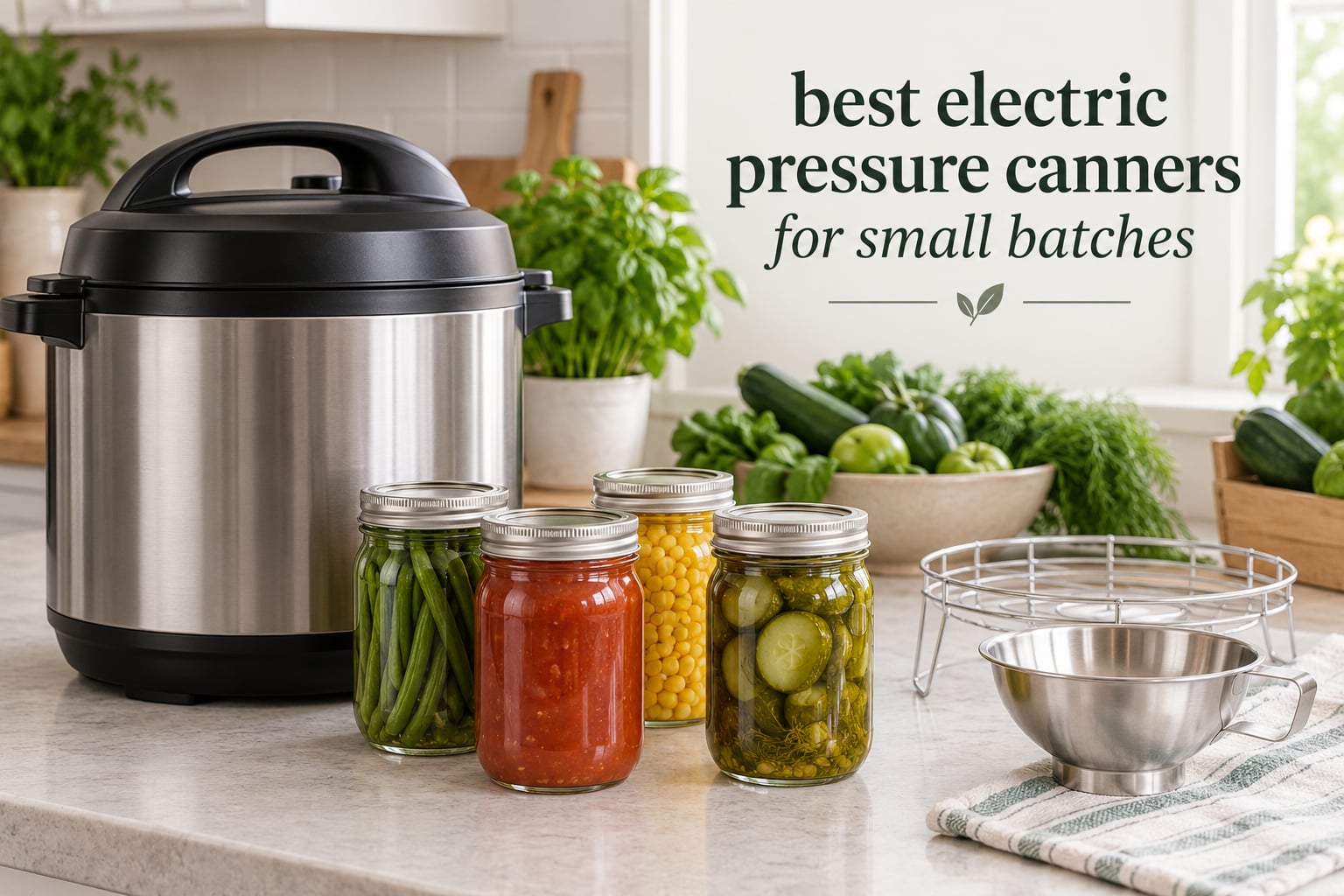 best electric pressure canners for small batches